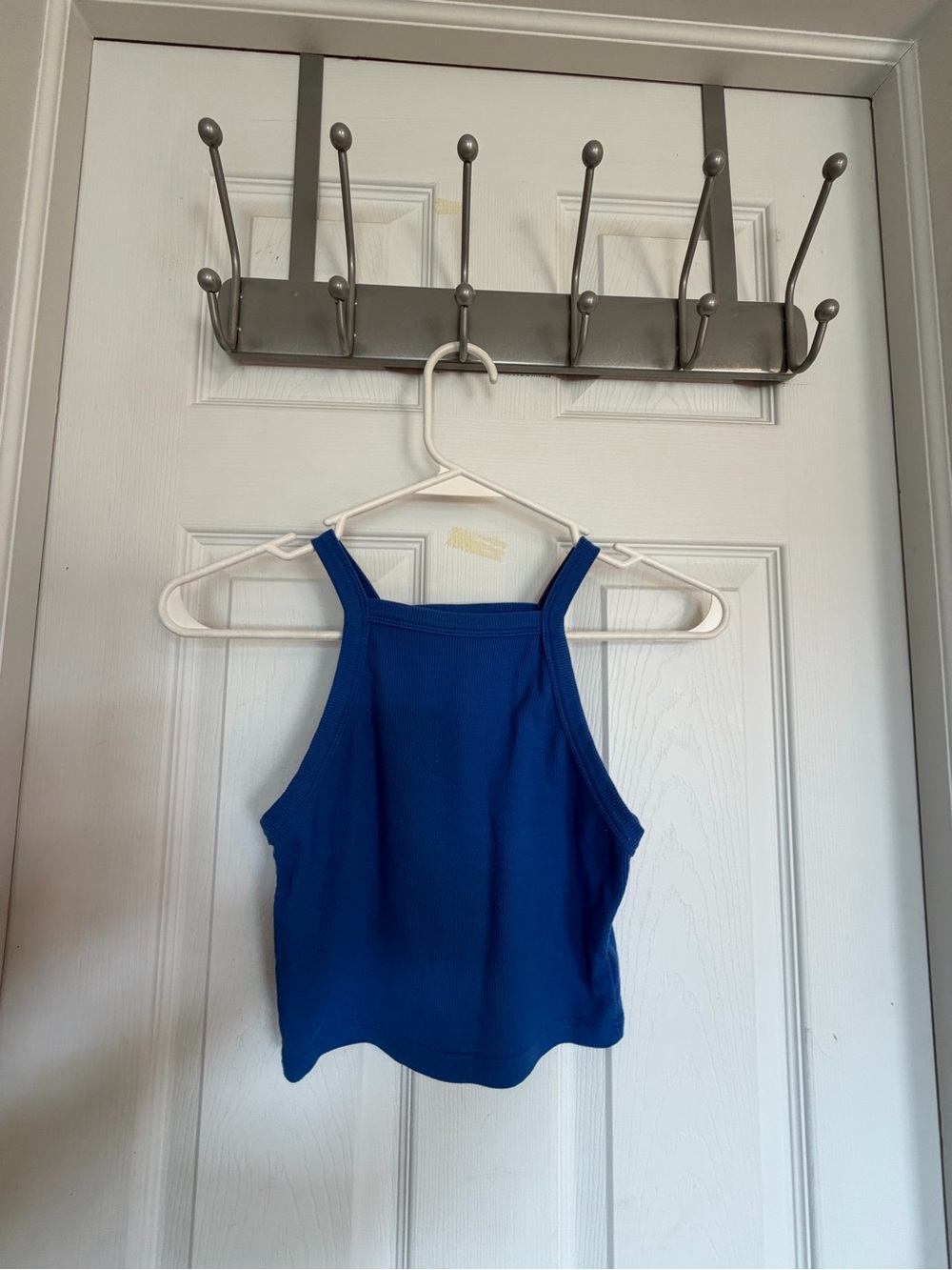 Women’s Royal Blue Ribbed Tank Top
